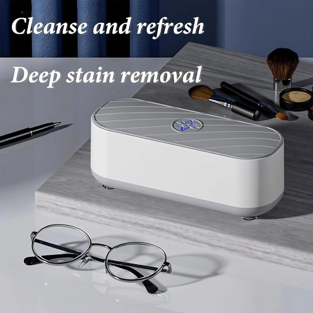 Ultrasonic Glasses Cleaner Machine, Fast Deep Cleaning, No Scratches, for Jewelry Eyeglass - Image 2