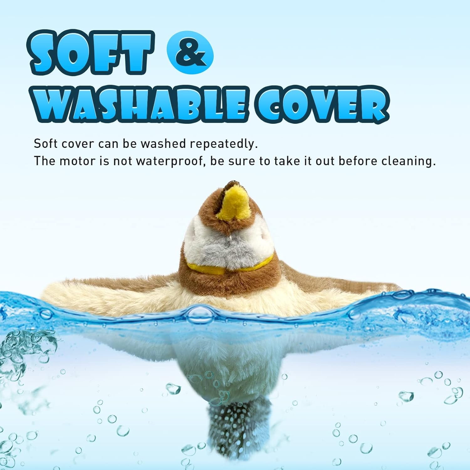 Flying Bird Cat Toys, 2026 New Interactive Chirping Bird Toy with Flapping Wings (No Flying), Touch Activated Electric Sparrow for Indoor Cats - Image 2