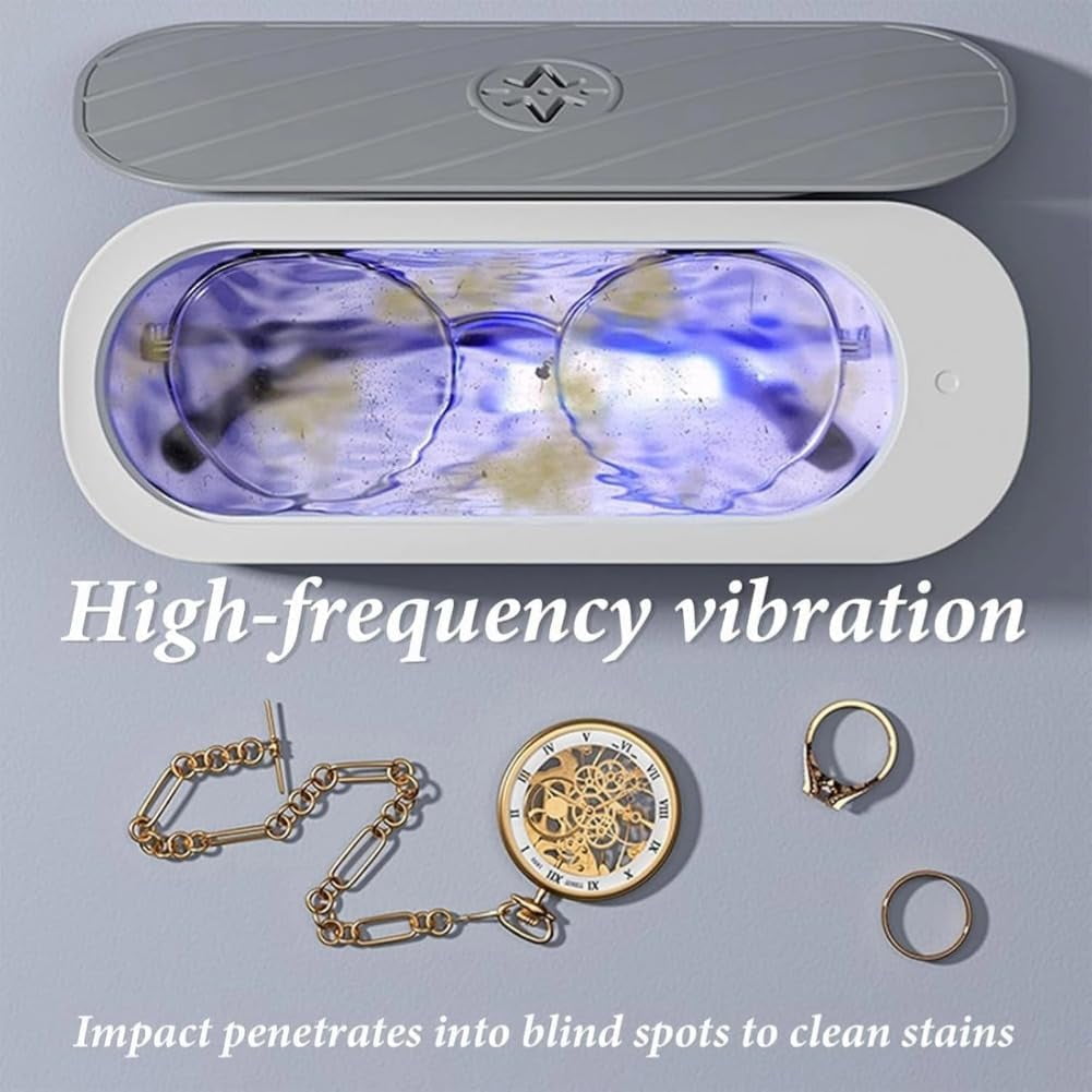 Ultrasonic Glasses Cleaner Machine, Fast Deep Cleaning, No Scratches, for Jewelry Eyeglass - Image 4