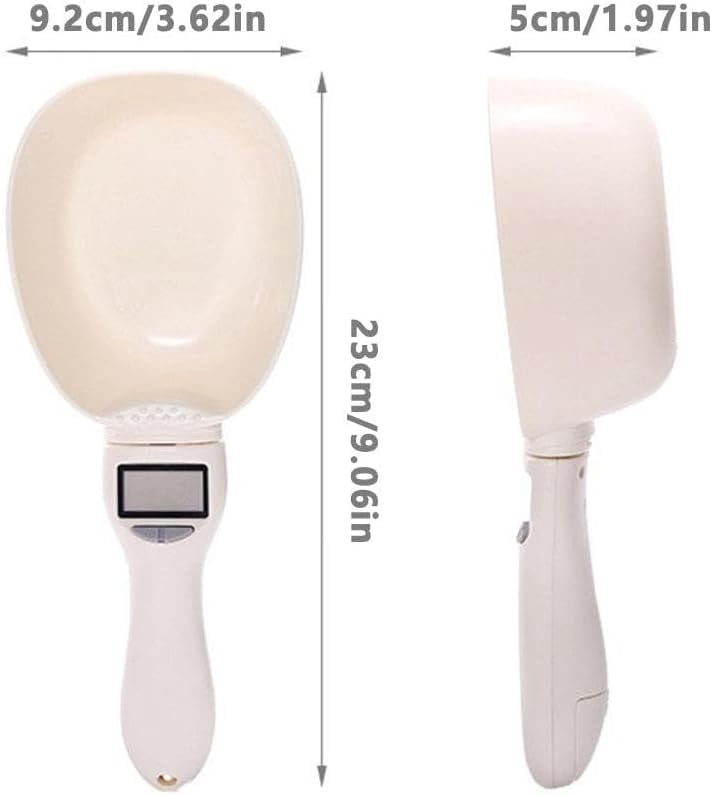 Electronic Measuring Cup, High Precision Kitchen Gadge with Lcd Screen & Five Units-g,ml,Cup,Oz, 800g/0.1g High Precision for Pet Dog Cat Food, Cooking Baking - Image 6