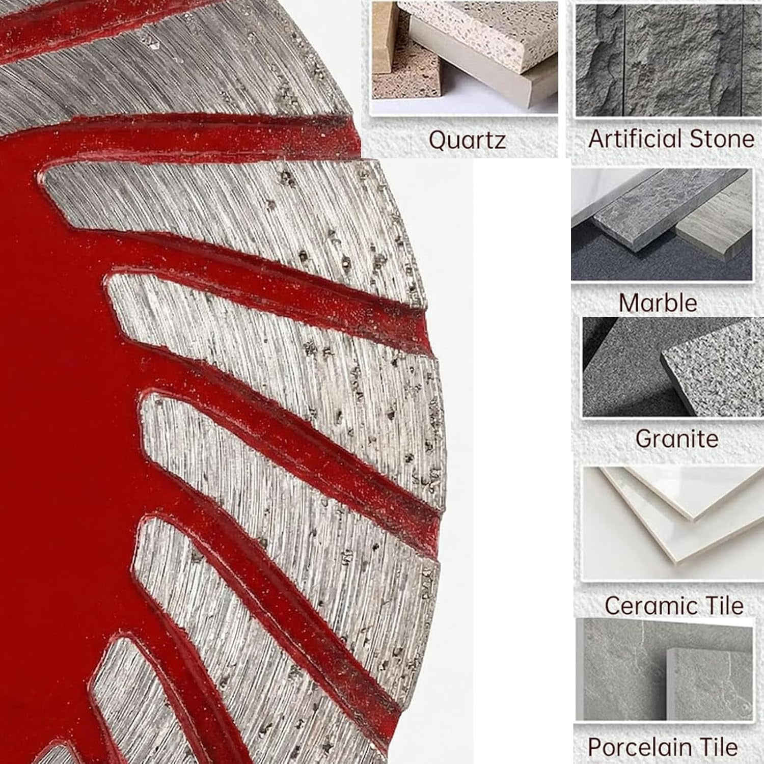 3/5PCS 1.57" 40mm Diamond Saw Blades Set, Precision Stone Cutting Made Easy with Mandrel, Multi-Functional Professional for Granite Marble Sandstone Grinder - Image 6