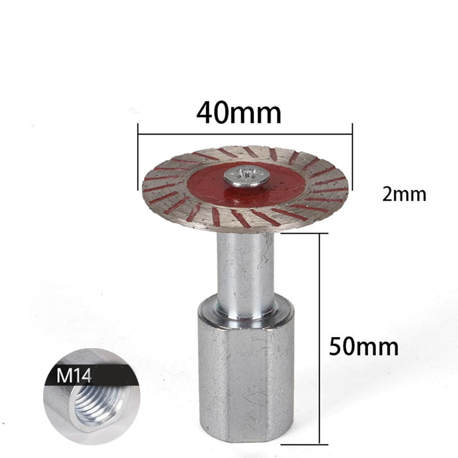 3/5PCS 1.57" 40mm Diamond Saw Blades Set, Precision Stone Cutting Made Easy with Mandrel, Multi-Functional Professional for Granite Marble Sandstone Grinder - Image 5