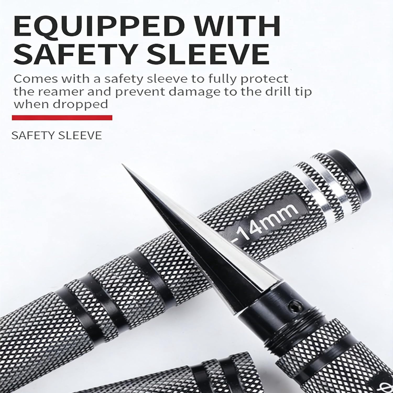 Multipurpose Manual Hole Punch, Steel Metal 0-14mm Hole Puncher Reamer and Drill Hole Expander, Manual Drilling Tool for Woodworking, DIY Crafts, Tool Box - Image 4