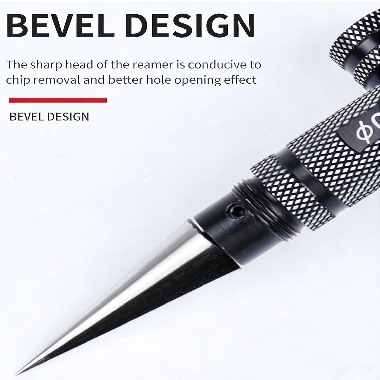 Multipurpose Manual Hole Punch, Steel Metal 0-14mm Hole Puncher Reamer and Drill Hole Expander, Manual Drilling Tool for Woodworking, DIY Crafts, Tool Box - Image 7