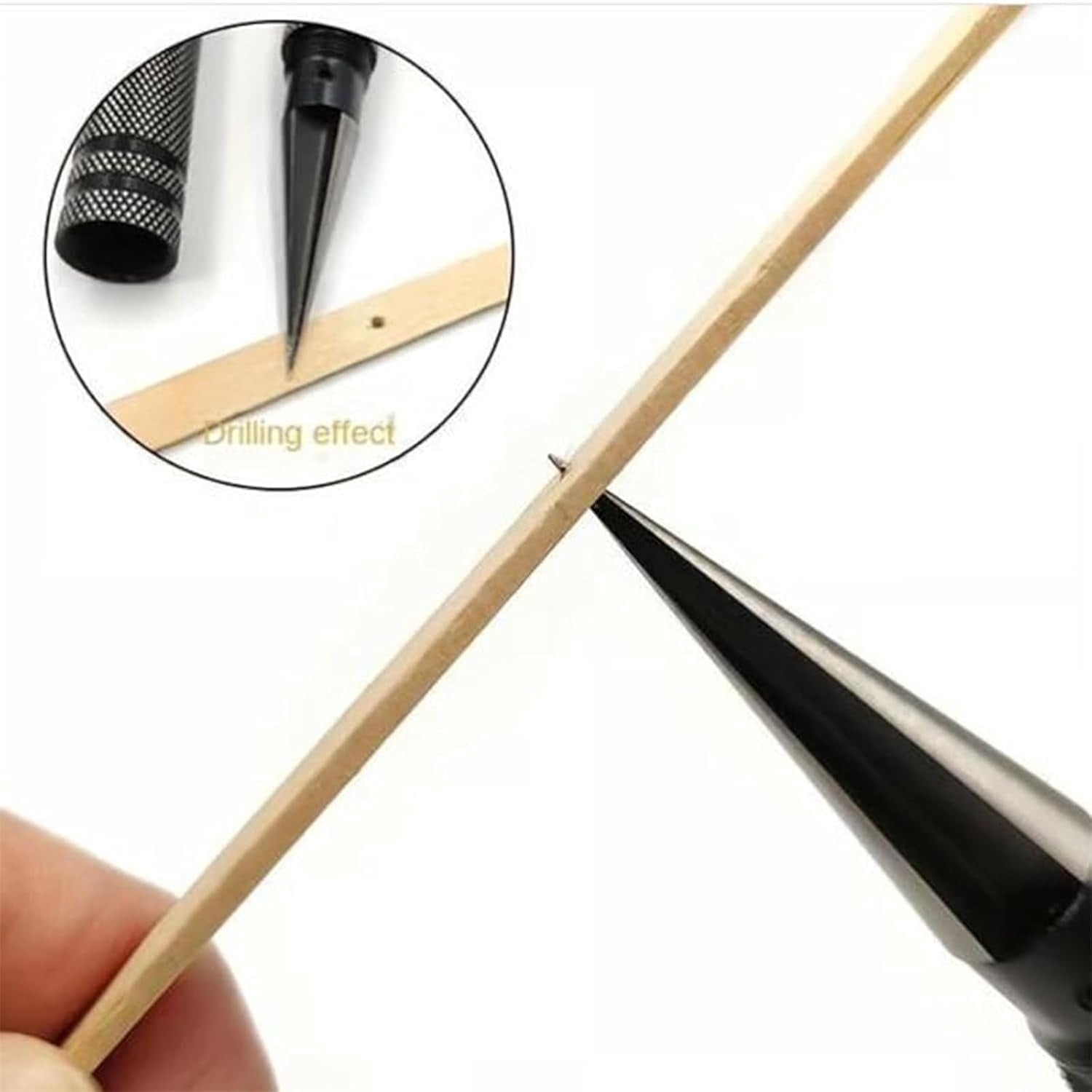 Multipurpose Manual Hole Punch, 0-14mm Aluminum Alloy Expanding Hole Puncher Opener,Drilling Tool for Woodworking Tool Box, DIY Crafts, Hand Tools - Image 7