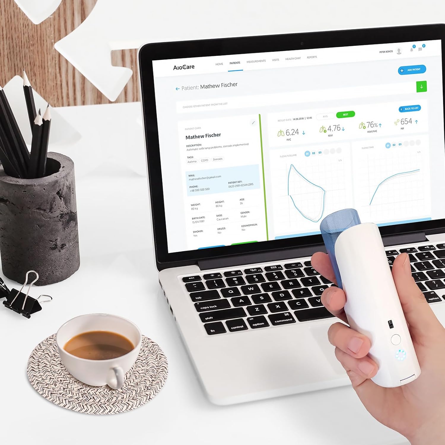 8 Pcs Drink Coasters with Holder, Absorbent Cotton Woven Coaster Set for Drinks, Minimalist Boho Coasters for Coffee Table Home Decor & Tabletop Protection - Image 4