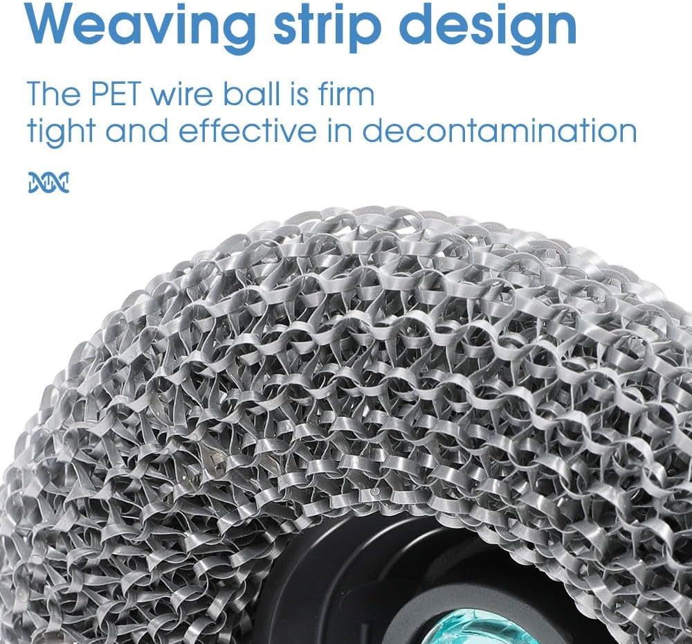 Comfort Grip Soap Dispensing Kitchen Scrub, Replaceable Nylon Bristles, Non-Slip Handle for Cleaning Dishes, Pots, Pans & Sinks - Image 5