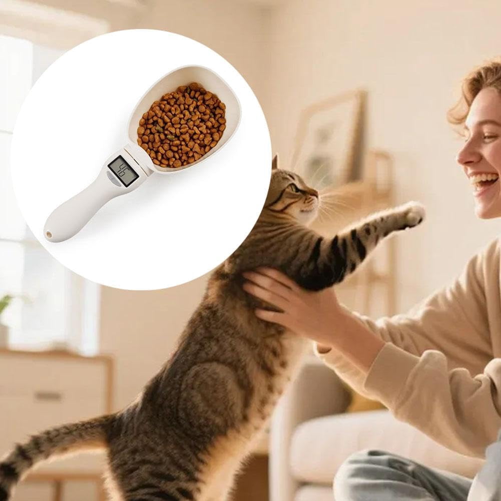 Electronic Measuring Cup, High Precision Kitchen Gadge with Lcd Screen & Five Units-g,ml,Cup,Oz, 800g/0.1g High Precision for Pet Dog Cat Food, Cooking Baking - Image 3