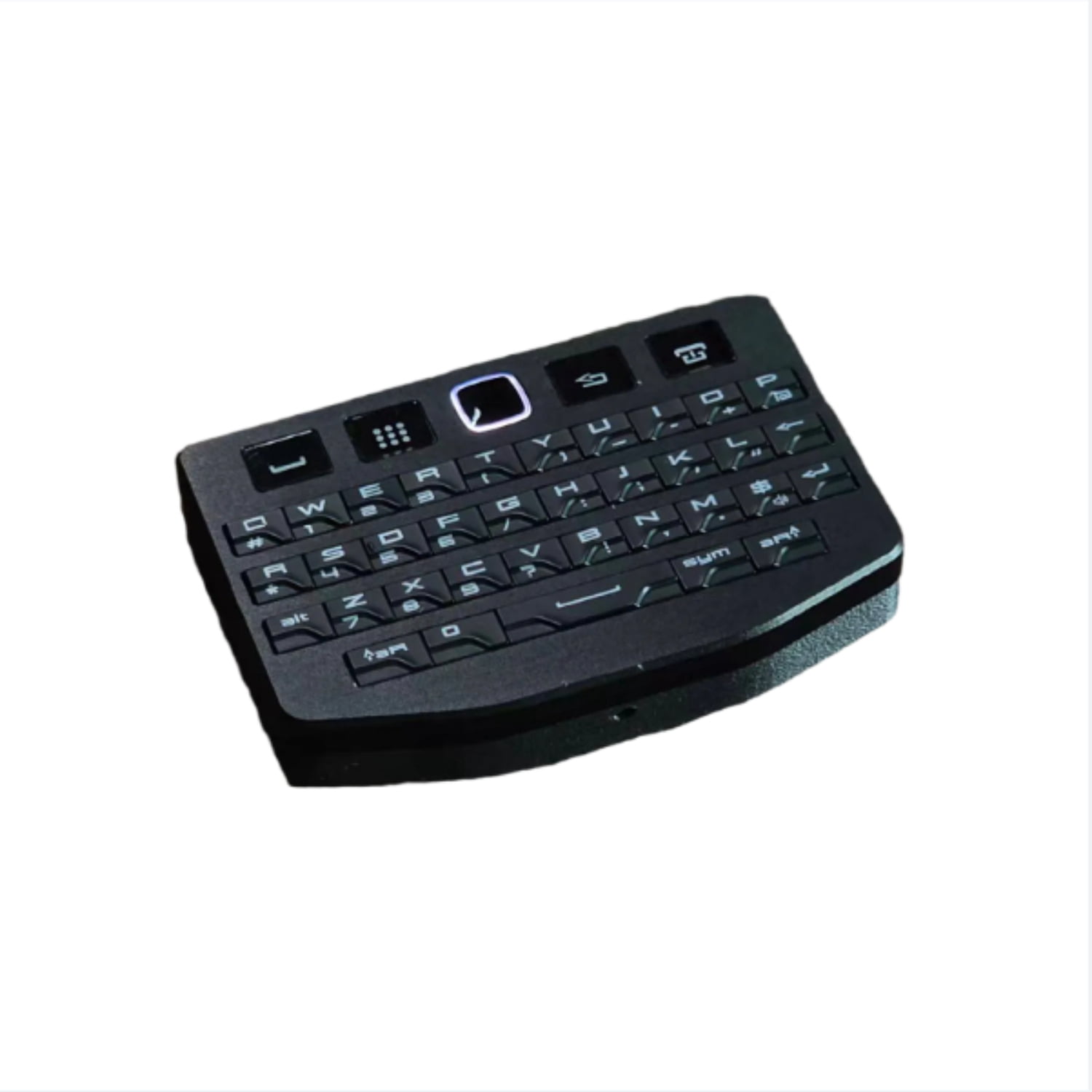 Winmaxle Dual Mode Wireless Bluetooth USB Keyboard, BlackBerry Style QWERTY Keypad for PC Android IOS Tablet