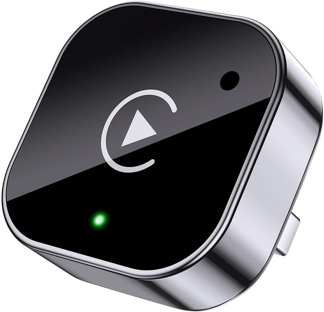 Wireless CarPlay Adapter for iPhone & Android, 2026 Upgrade 2-in-1 Plug-and-Play Dongle for Fast Stable Connection, Converts Wired to Wireless CarPlay & Android Auto