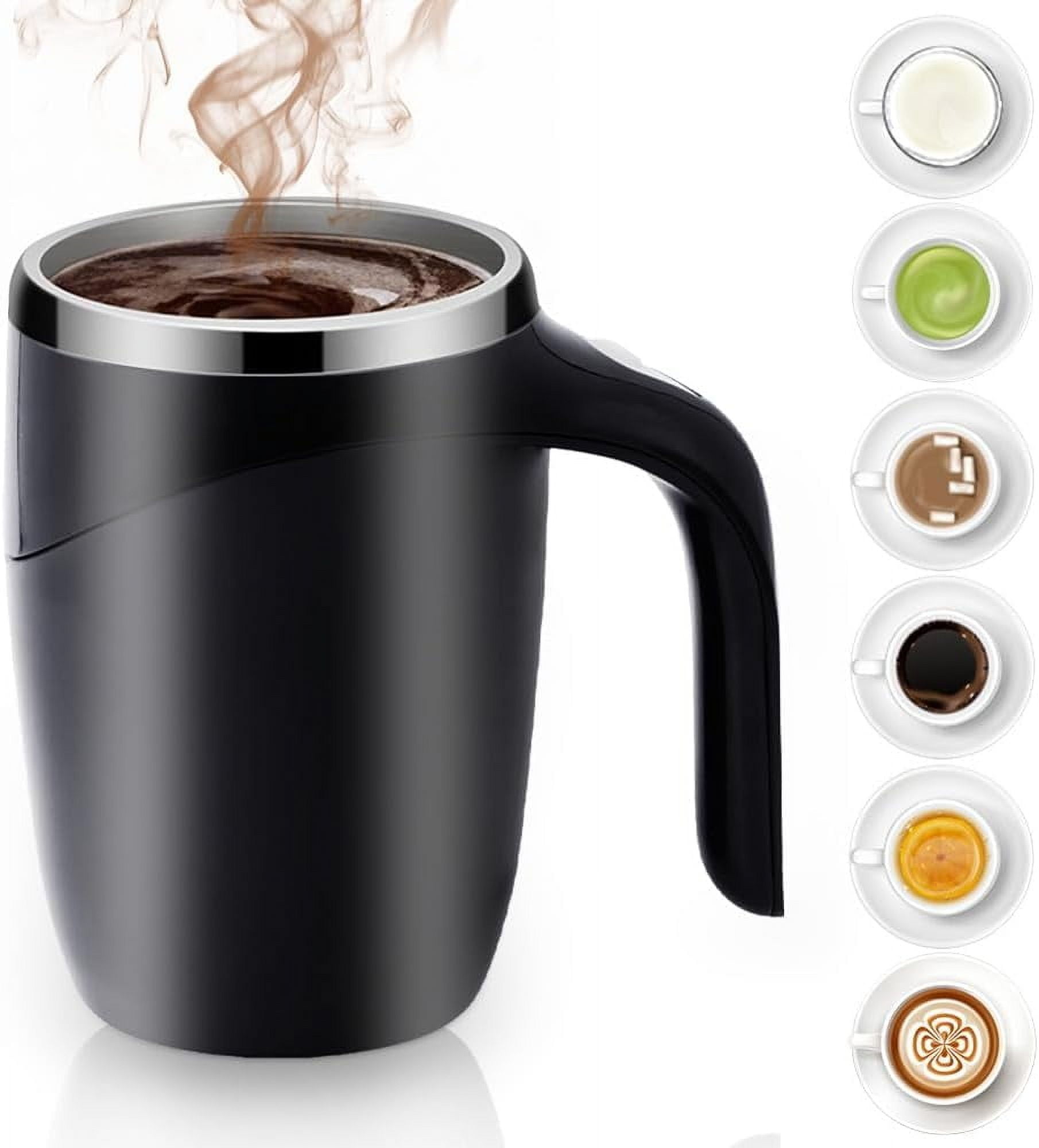 Automatic Magnetic Stirring Coffee Mug, 2026 New Self-Stirring Coffee Mug Rechargeable, Stainless Steel Auto Stir Cup for Office and School Use