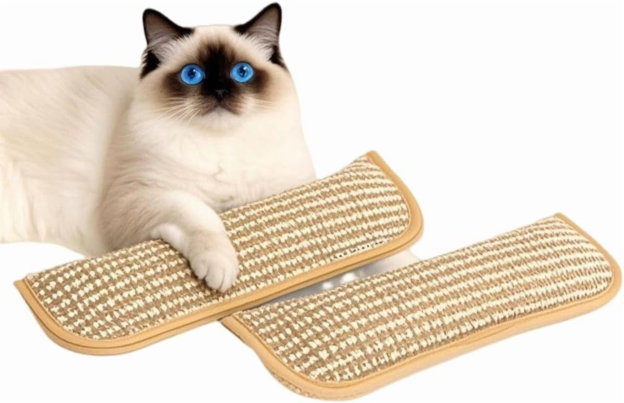 Catnip Kicker Pillow, Premium Catnip-Infused Pillow with Dual Hemp Rope, Sisal Scratching & Bite-Resistant Design for Teething, Play & Cat Anxiety Relief