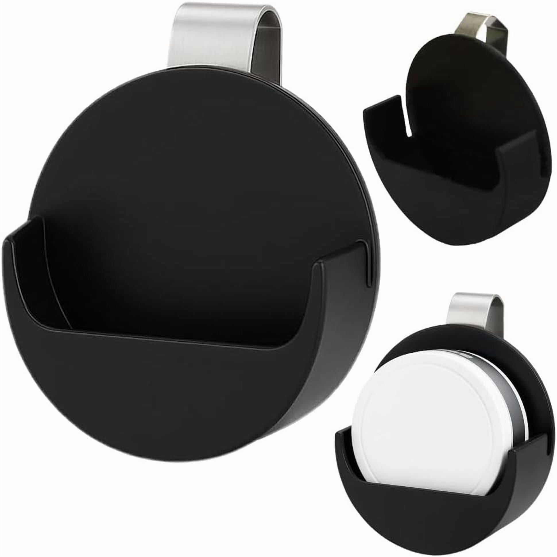 Dip Can Holder for Car Visor, Black Car Visor Clip Holder with Secure Storage Box for ZYN & Cigarette Pouch, Plastic Zyn Container Storage Clip for Car Sun Viso