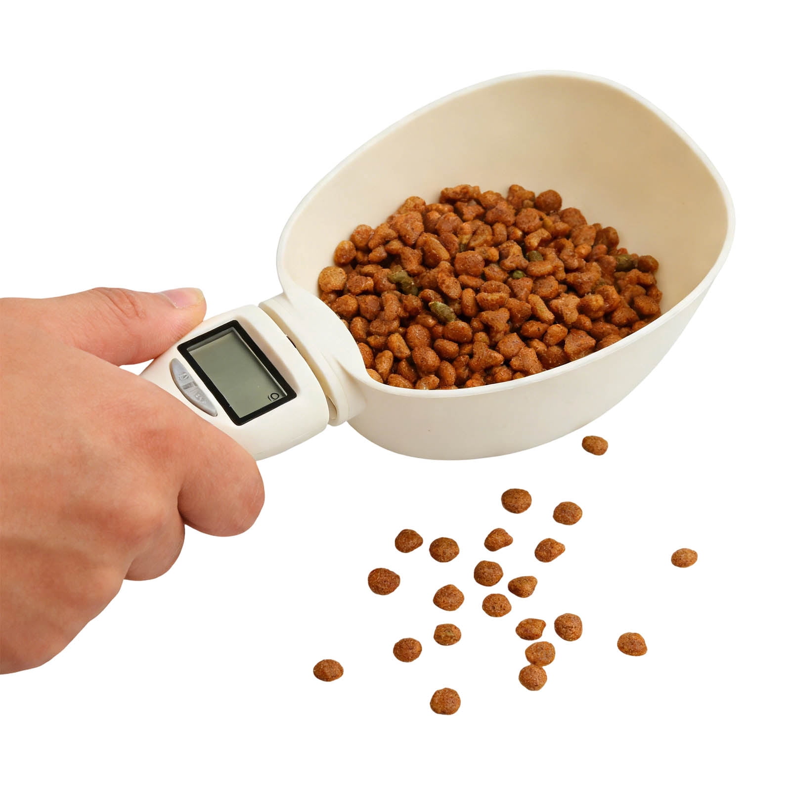 Electronic Measuring Spoon, 800g/0.1g High-Precision Digital Food Measuring Scale with LCD Display and Unit Conversion for Cooking, Dog Cat Food