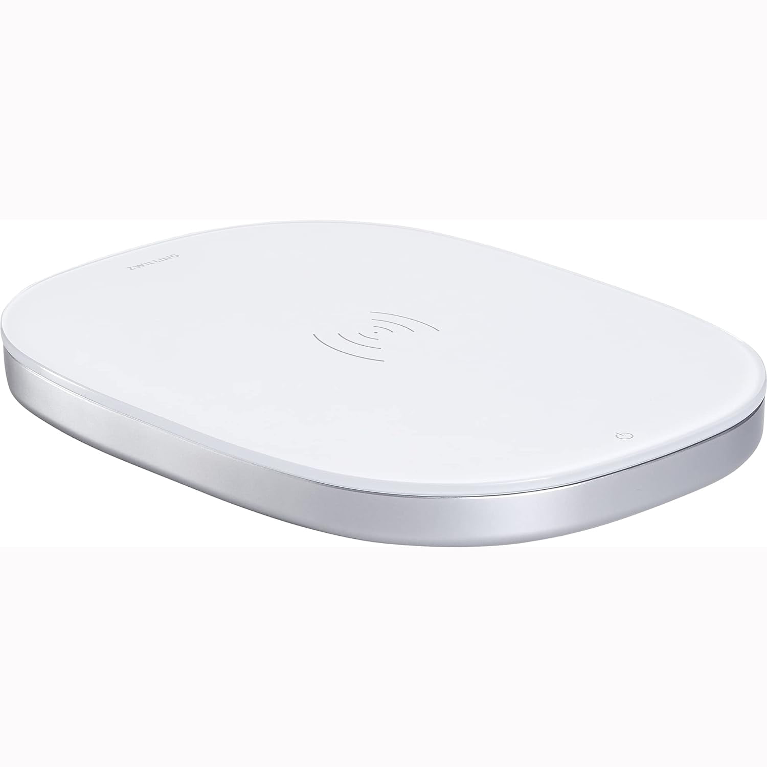 Enfinigy Wireless Charging Kitchen Scale, Silver Digital Food Weighing with LCD Display for Large Quantities