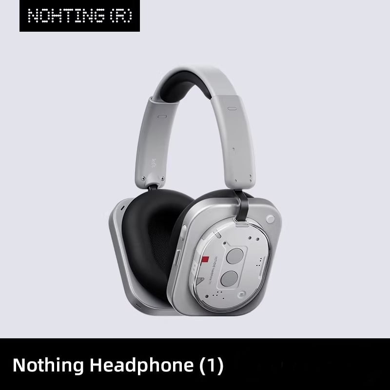 Nothing Headphone (1) Wireless Over-Ear Headphones with Active Noise Cancelling, Hi-Res Audio & Spatial Sound