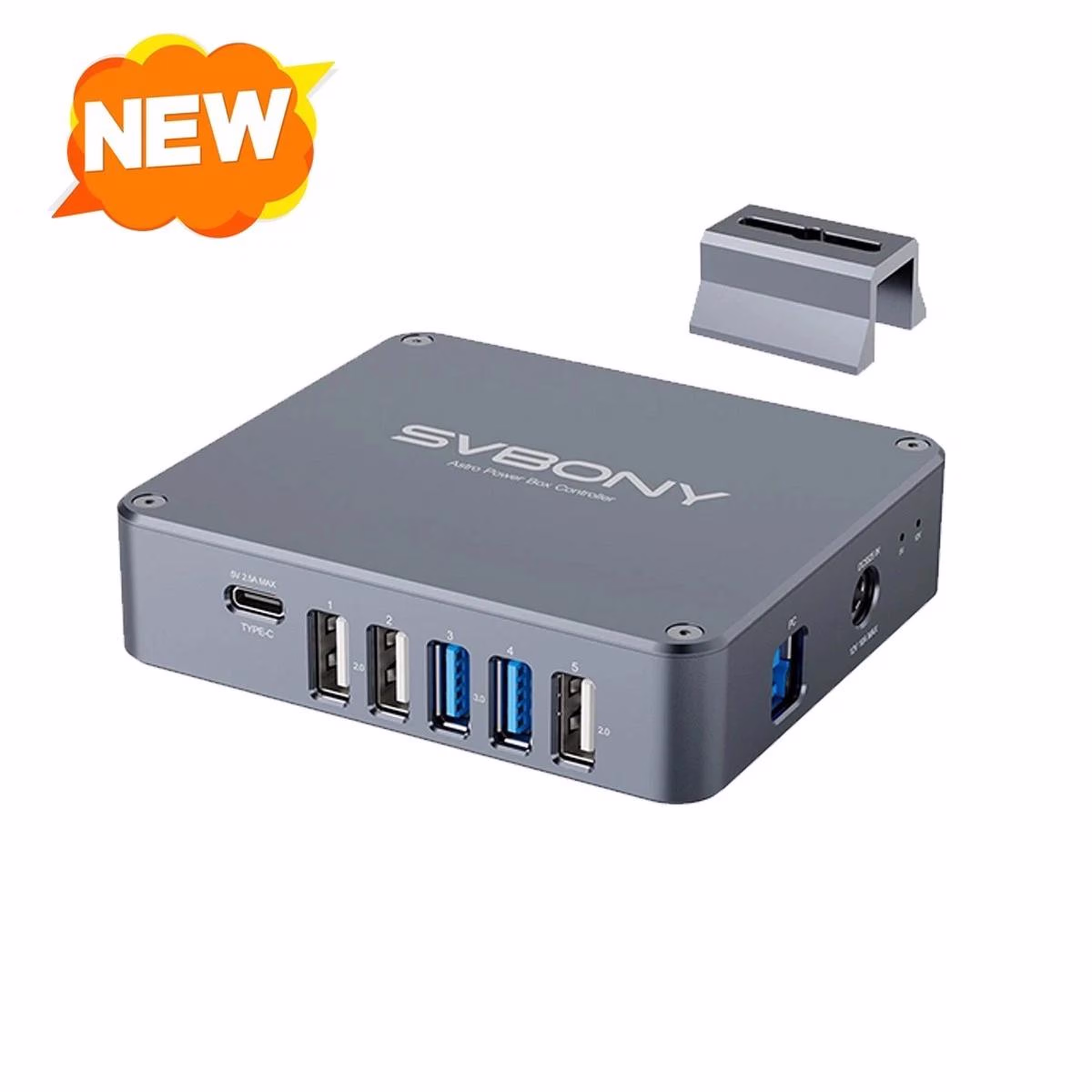 SVBONY SV241 Pro Smart Power Hub USB Control, Auto Dew for Astrophotography