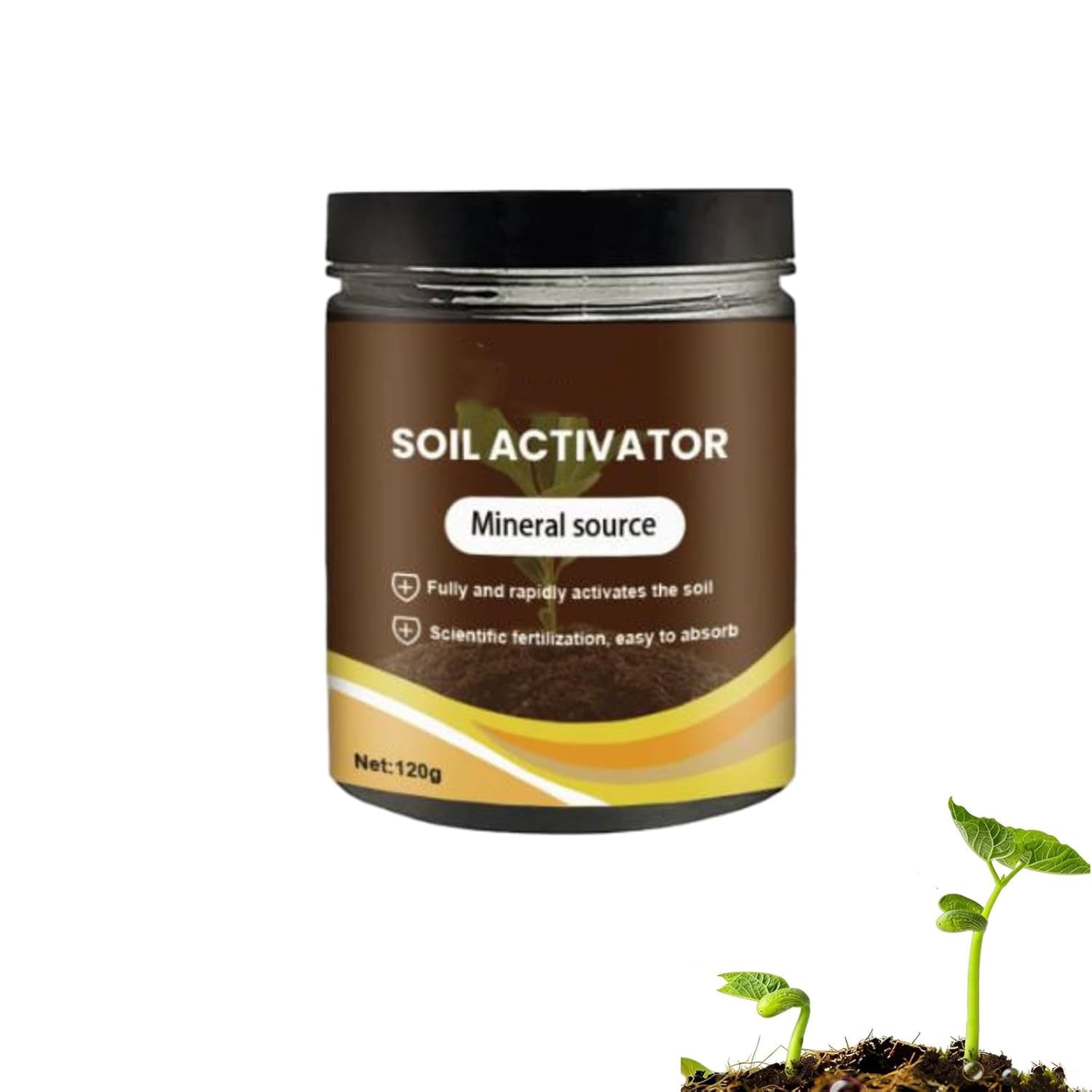 Soil Improvement Loosening Agent, Soil Revitalizer for Garden, Dirt Health Booster, Plant Growth Enhance Supplement for Garden Beds, Potting Mix and Seedling Compost
