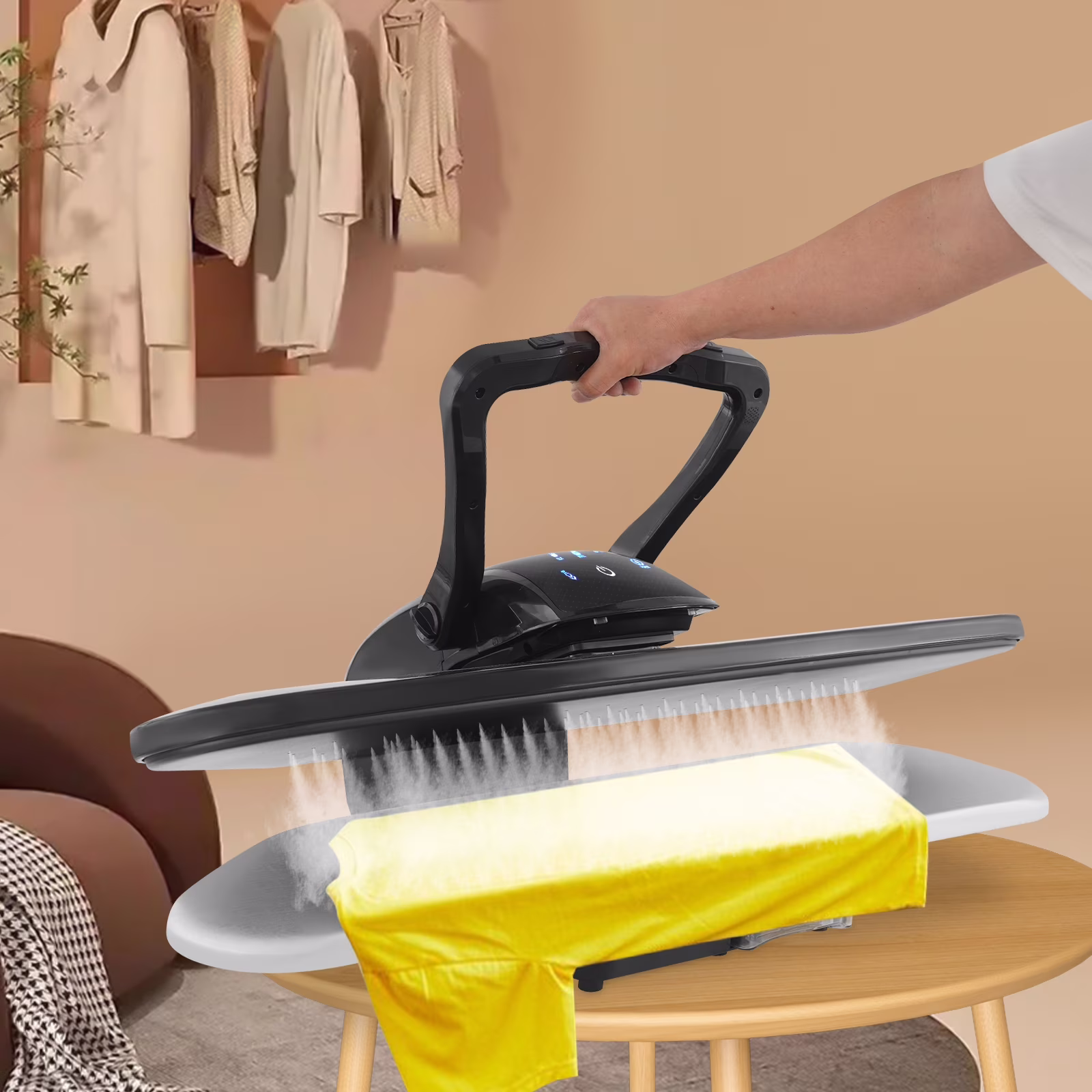 1600W Professional Steam Iron Press, Intelligent Steam Press, Large Steam Iron Press
