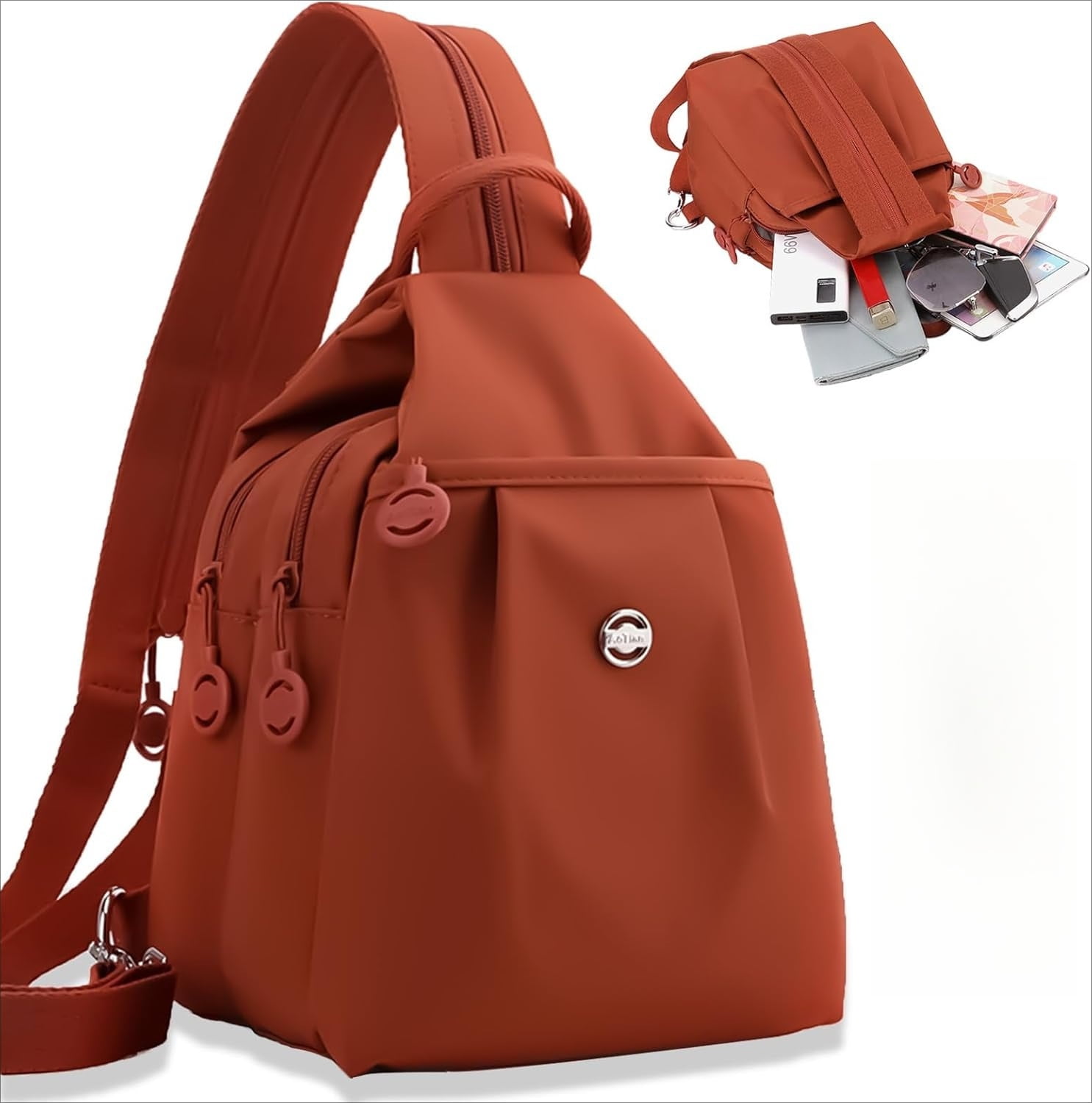 3 in 1 Anti-Theft Travel Tote Bag, Waterproof 2-Way Convertible Commuter Bag with Multiple Pockets for Fitness, Commuting and Travel.