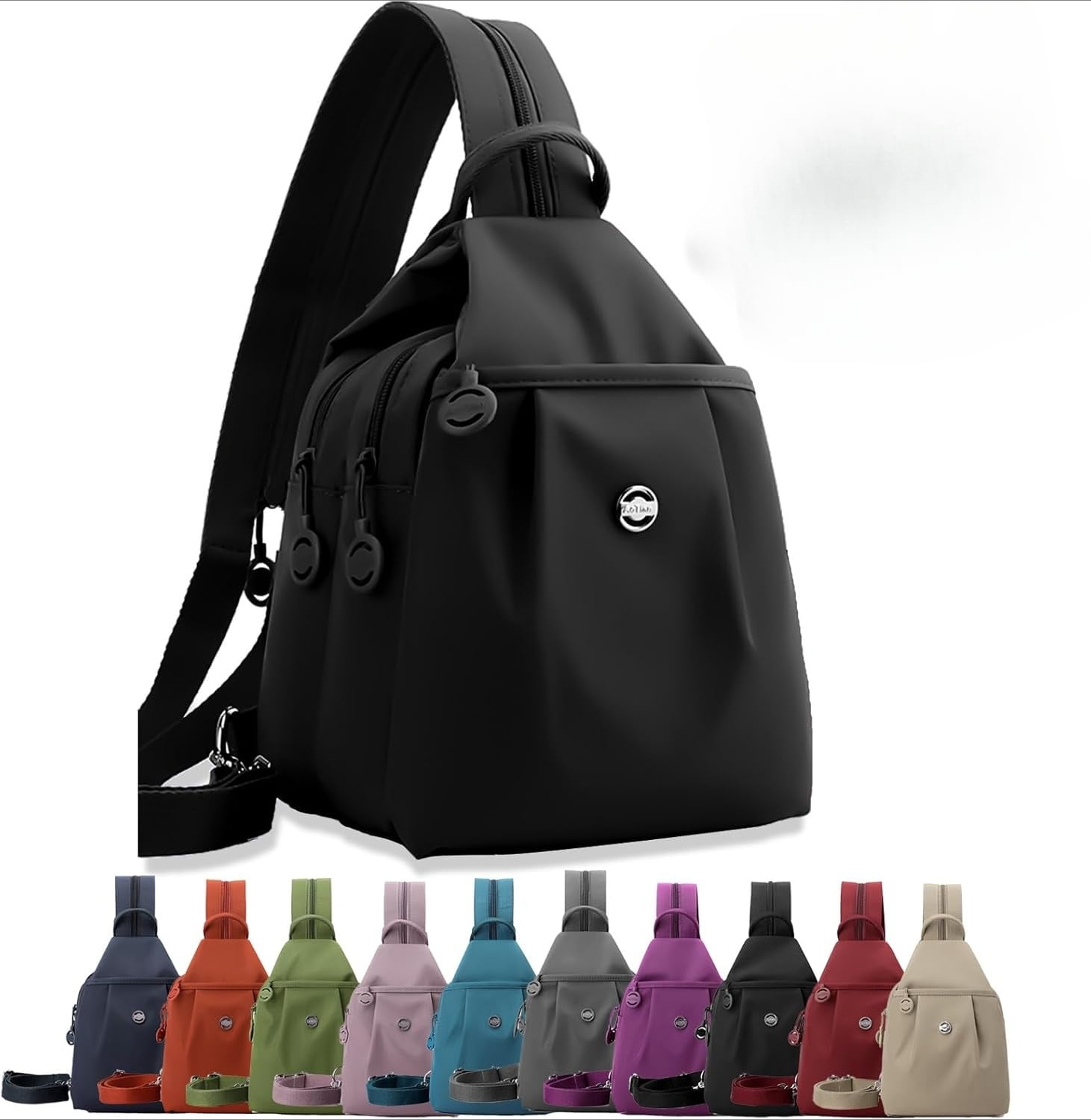 3 in 1 Anti-Theft Travel Tote Bag, Waterproof 2-Way Convertible Commuter Bag with Multiple Pockets for Fitness, Commuting and Travel.