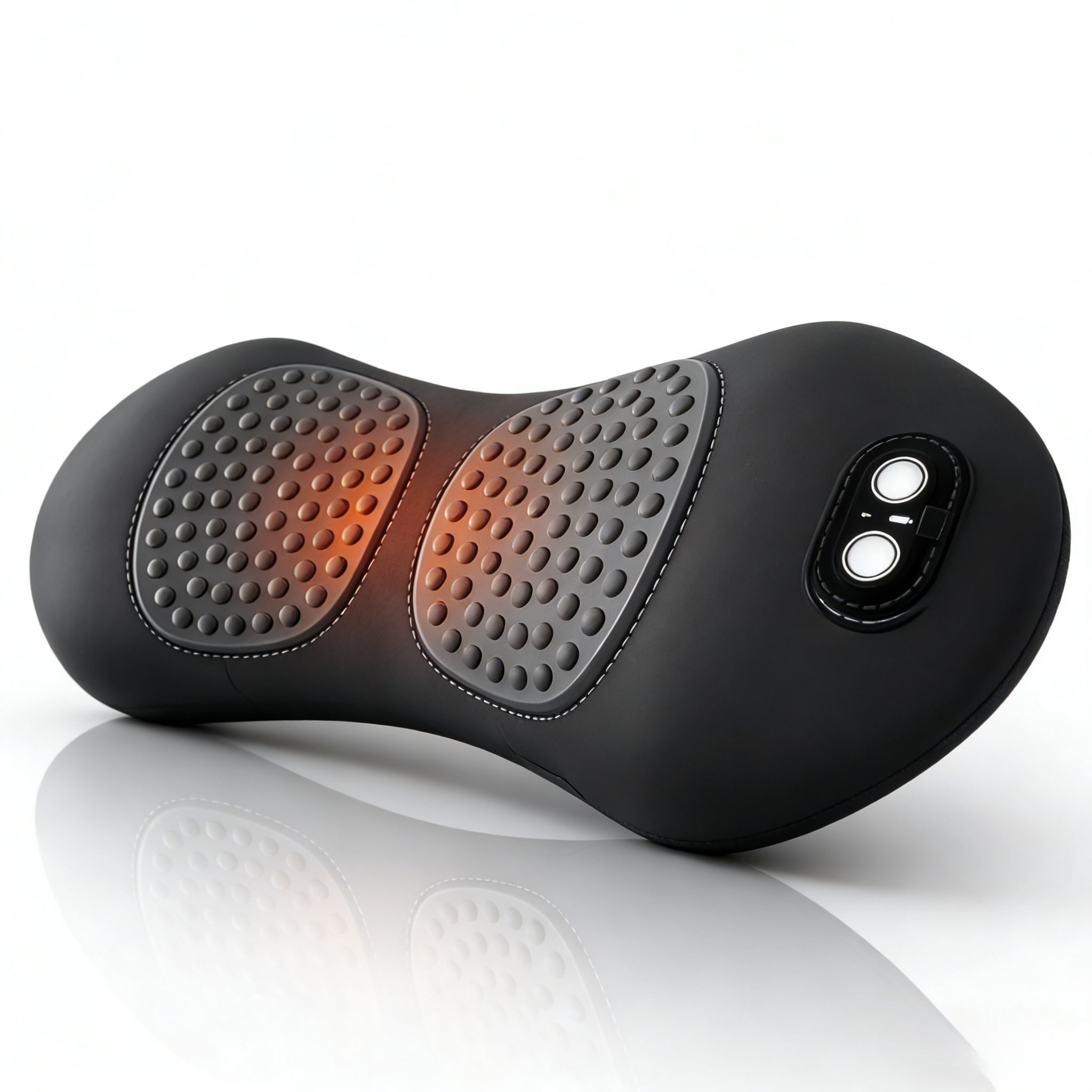 3 in 1 Back Massager, Lumbar Support Cushion with Heated, Vibration and Traction for Lower Back Pain Relief and Spine Support